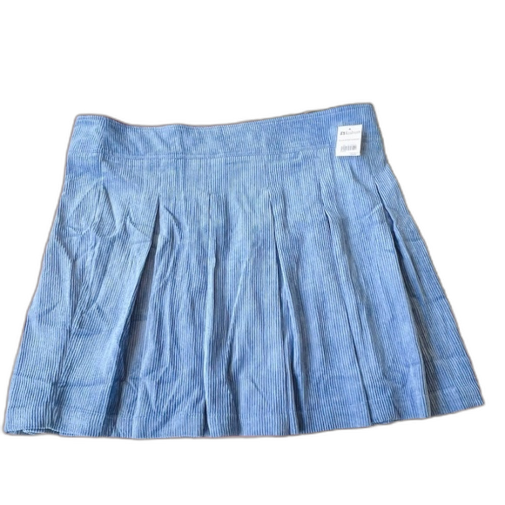 Women's Pleated Mini Shirt blue tenis plus sportswear Jolie & Joy 2x.